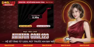 Aviator Goal123 trong mục Trò Chơi với máy bay và hệ số nhân đang tăng